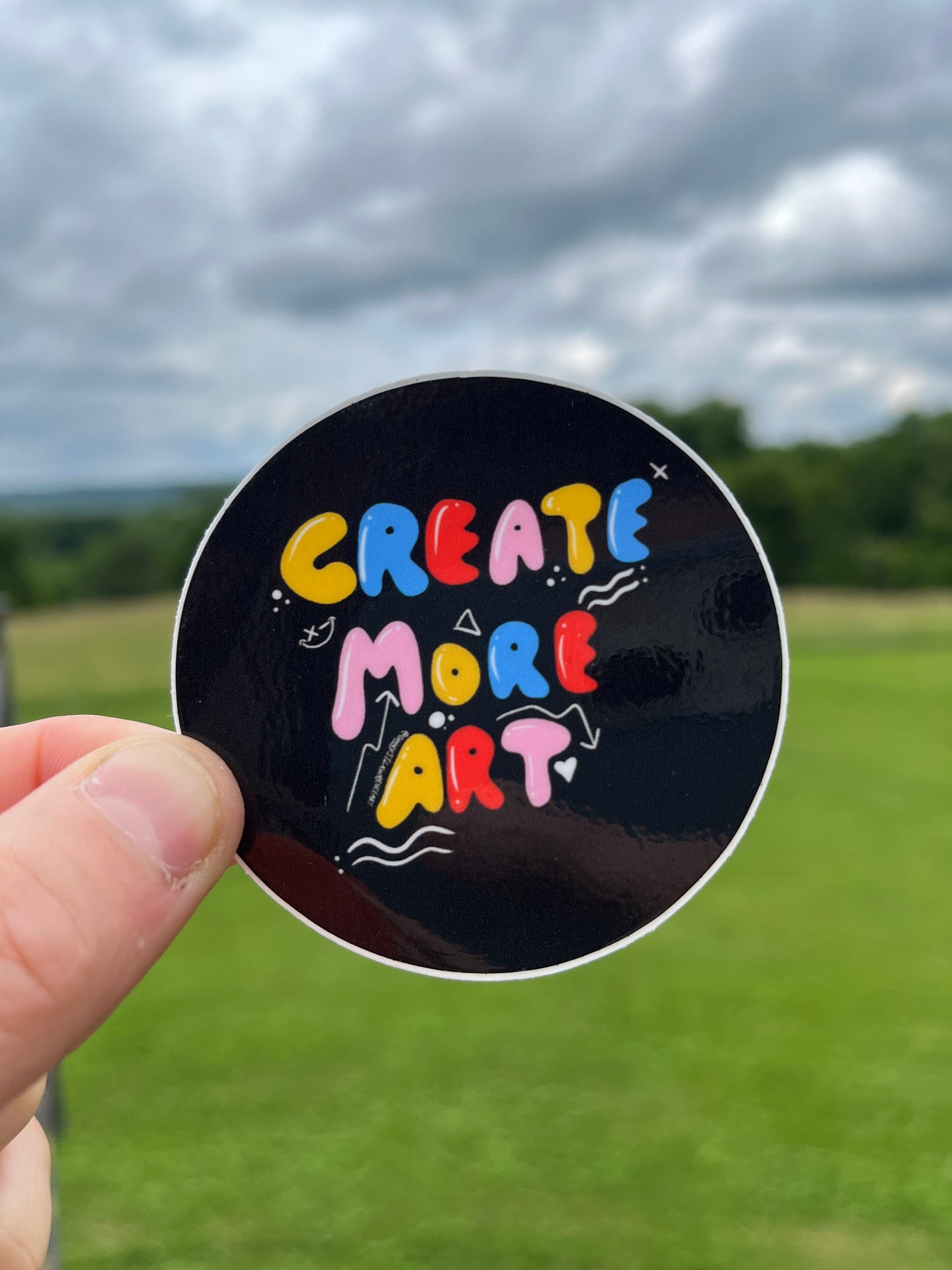 Create More Art Sticker