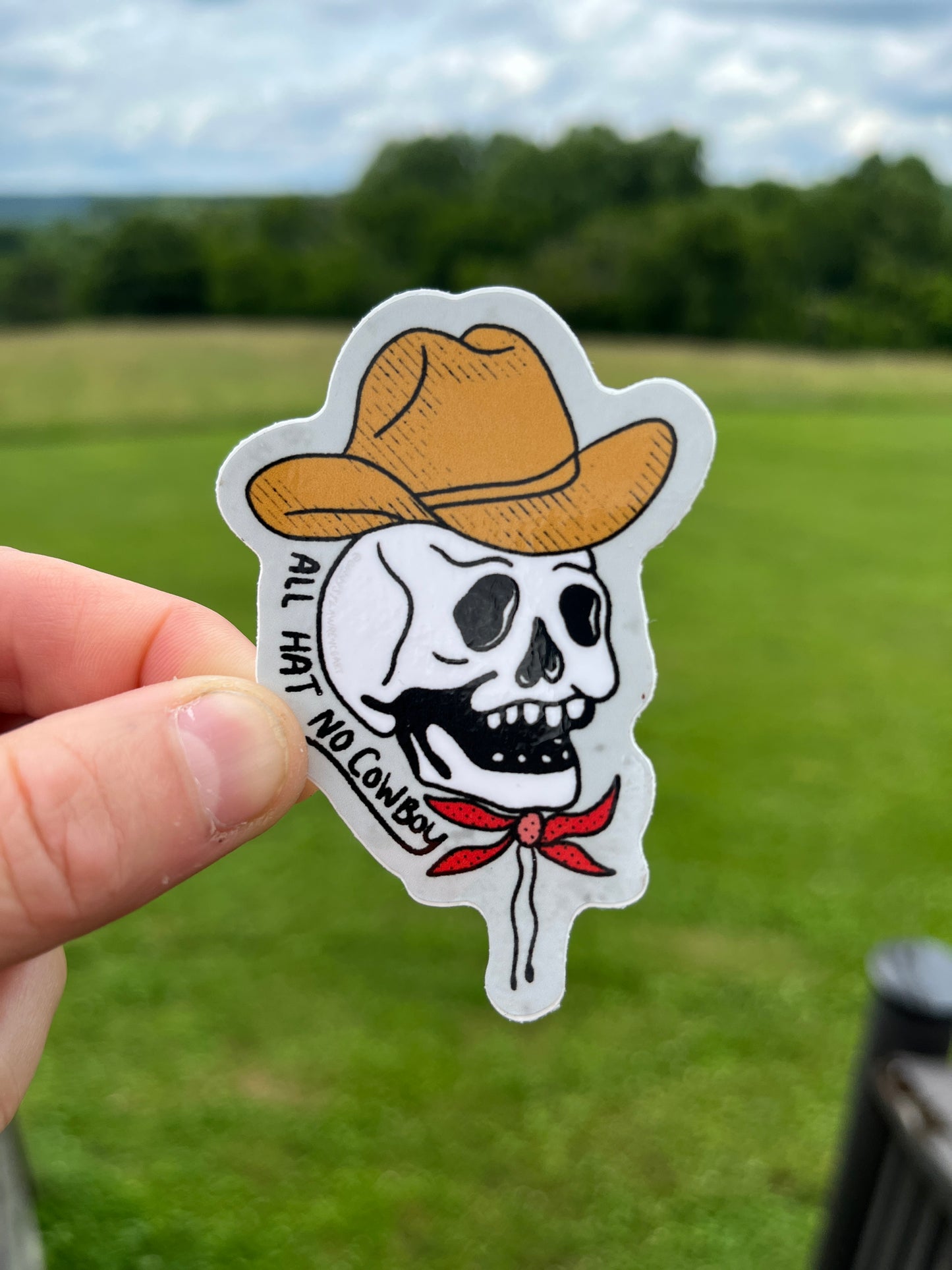 All Hat, No Cowboy Sticker